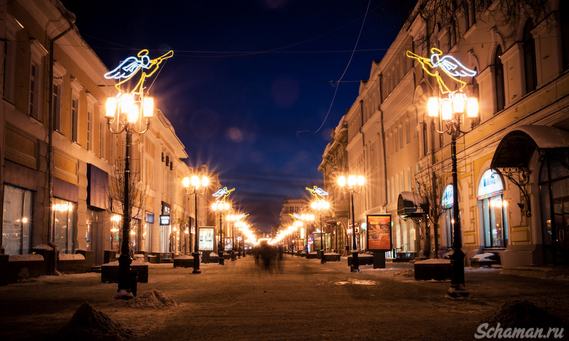 Ночной Нижний Новгород, ночная красота, достопримечательности