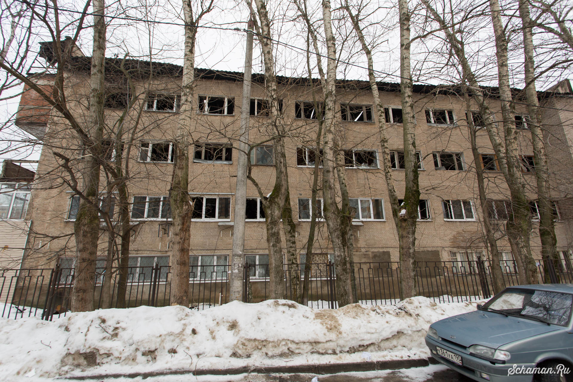 Последствия пожара по адресу ул. Дзержинского 24/2 город Королё